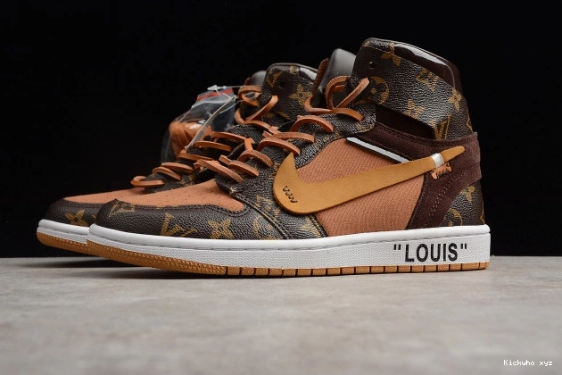 Jordan 1 AQ0818-158 x Off-Louis Air AJ1 OW 0731